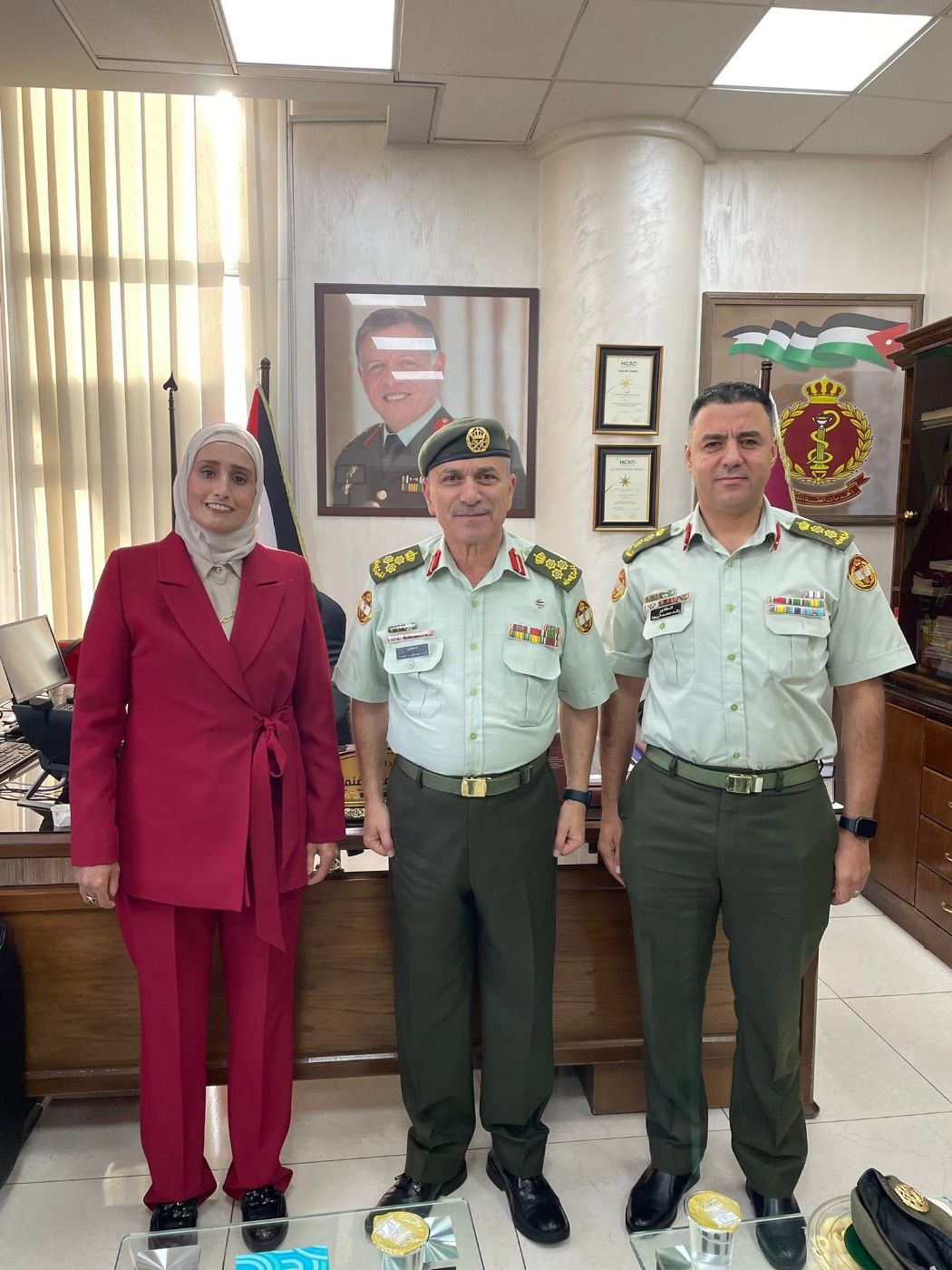 زيارة تعاون مع جهة صحية